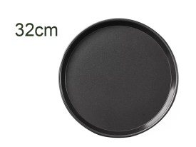 Pizzera antiadherente negra 32cm